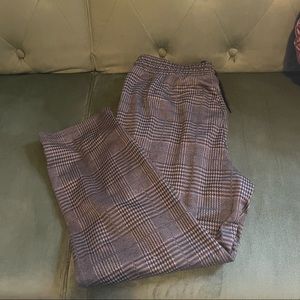 A New Day Brown Plaid Joggers
